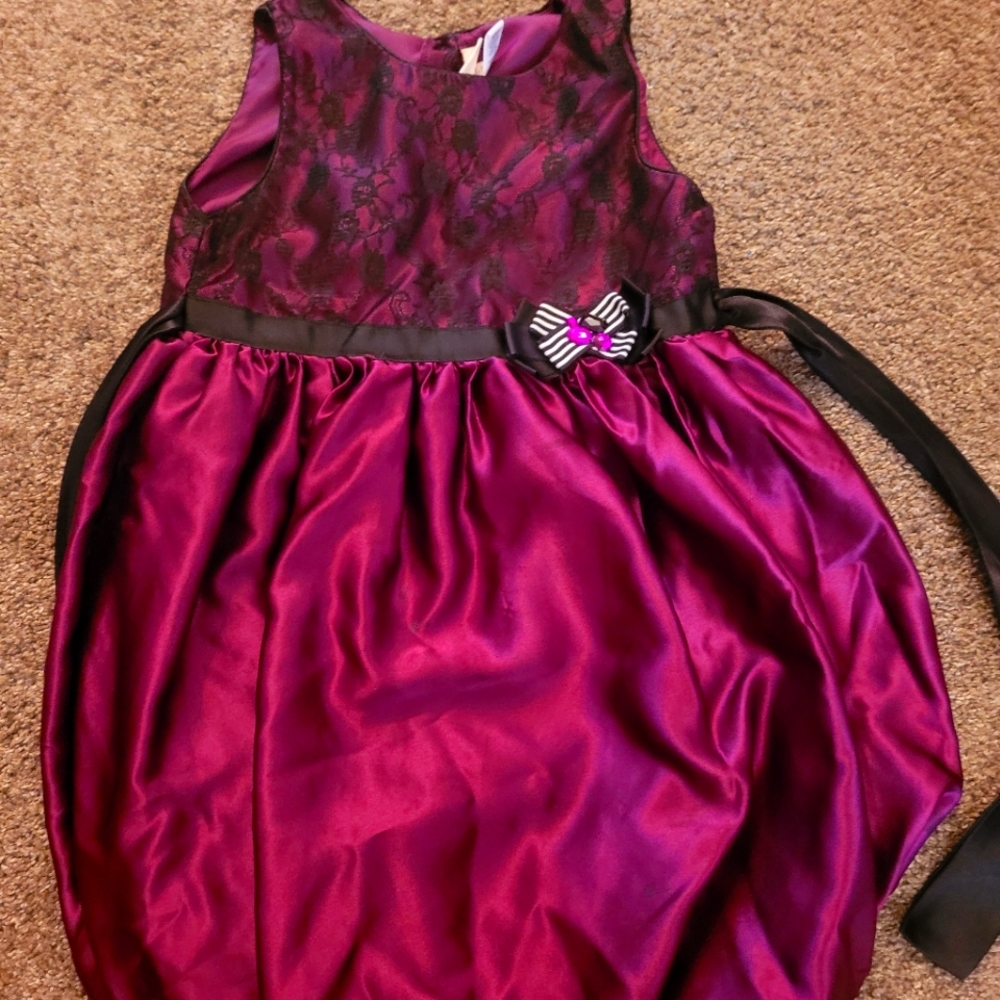 Jenny & me purple and black dress